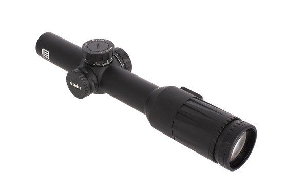 The EOTech Vudu 1-6x24 first focal plane Riflescope with an Illuminated SR1 MRAD Reticle has a large field of view